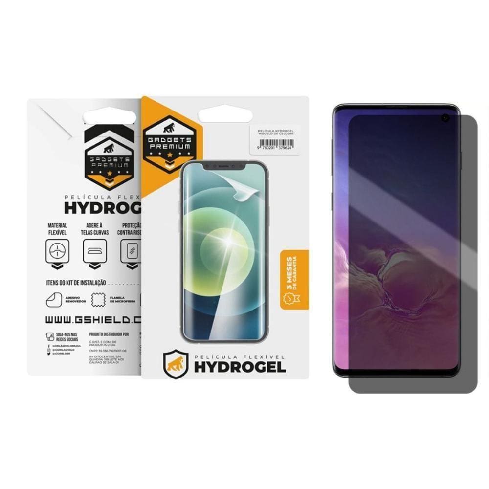 Película Privacidade Hydrogel Para Samsung Galaxy S10 Plus - Gshield