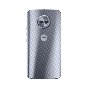 Película Traseira De Fibra De Carbono Transparente Para Motorola Moto X4 - Gorila Shield