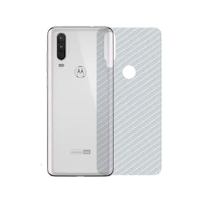 Película Traseira De Fibra De Carbono Transparente Para Motorola One Action - Gorila Shield