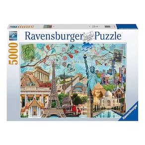 Puzzle 5000 peças Colagem de Cidades - Ravensburger - Imp