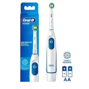 Escova De Dente Elétrica Oral-b Braun 400 Power Pró-expert com 2 pilhas e 1 refil