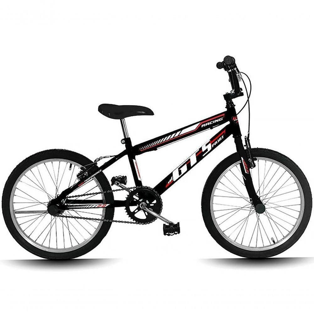 Bicicleta Mtb Aro 20 Gt Sprint Racing Infantil Freio V-brake Preto