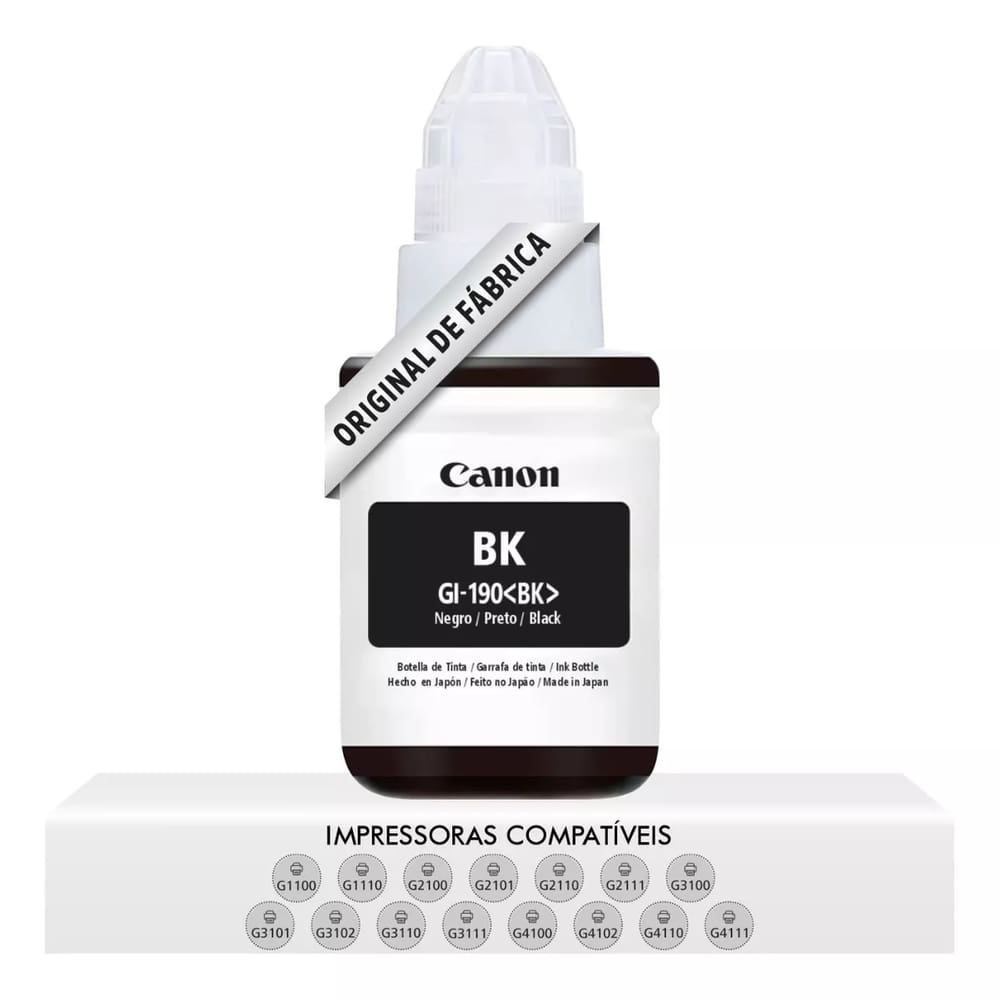 Tinta Canon Preto - Gi190