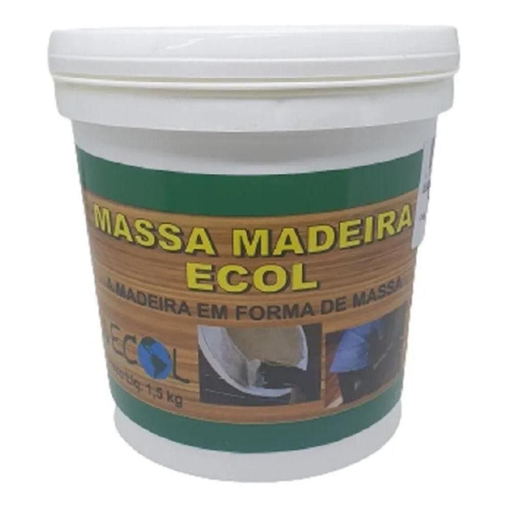Massa Especial Acrilica Para Calafetar Madeira 1,5kg Machado