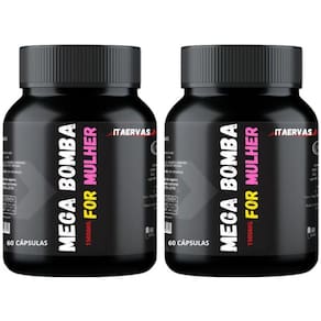 2x Novo Mega For Girls Massa Muscular 500mg Itaervas