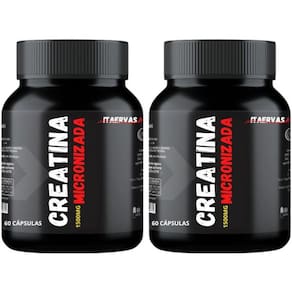 2x Creatina Micronizada 1500mg 120 Cápsulas Itaervas Massa Muscular Força Ganhar Peso