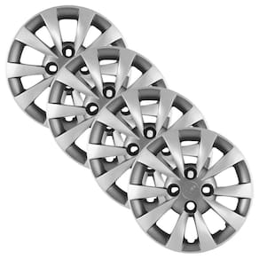 4 Calota Modelo Original Universal 4 Furos Prata Aro 14