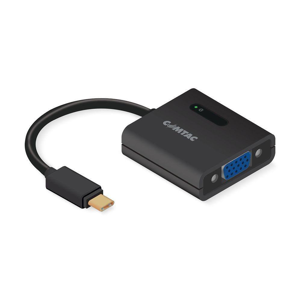 Conversor USB C Para VGA Comtac 9329