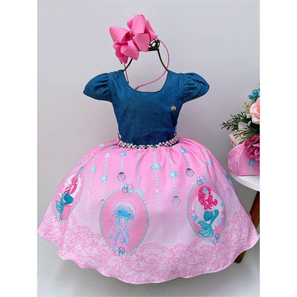 Vestido Sereia Infantil Blogueira