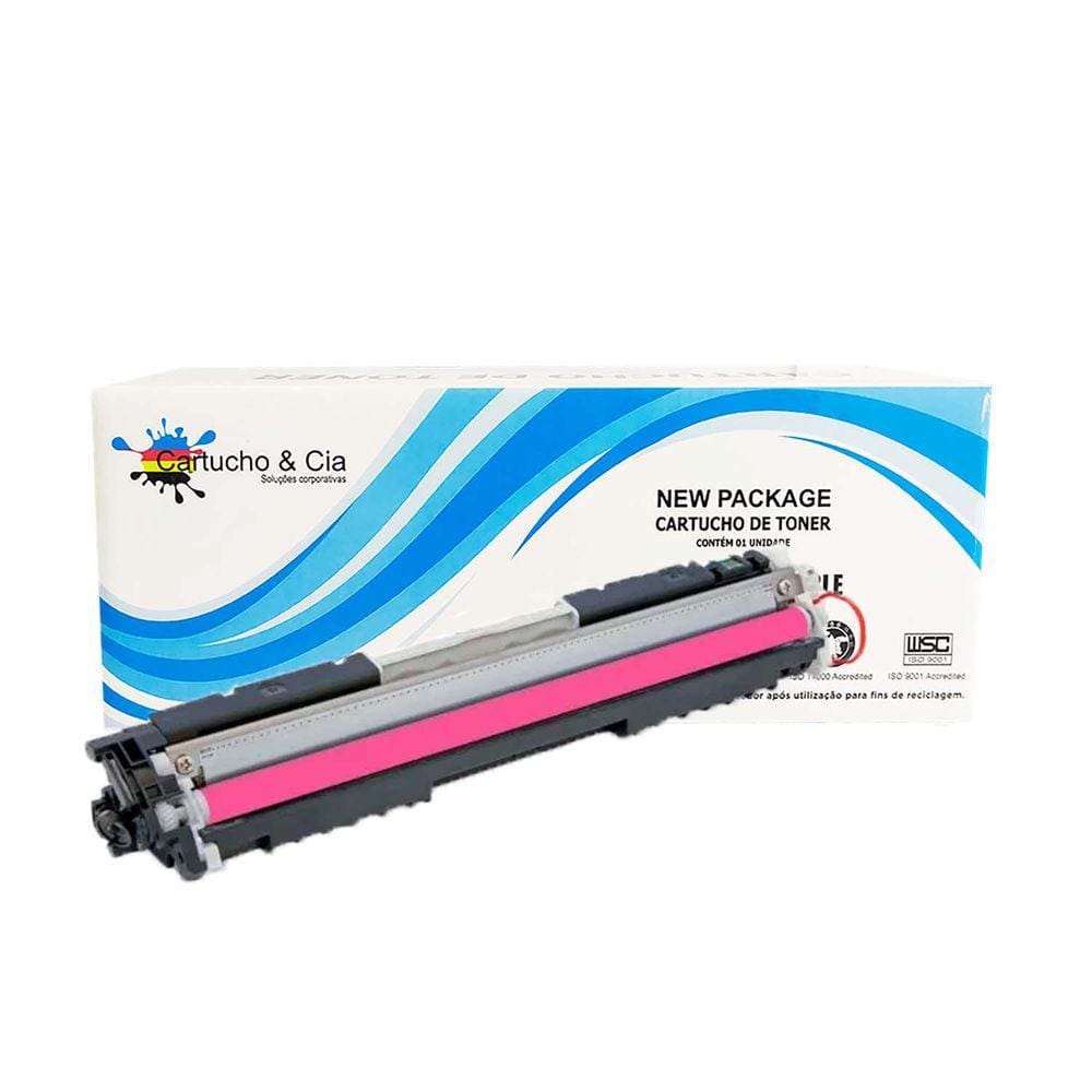 Toner Compatível Com Toner [Cf353a] Universal Magenta 1.000 Páginas - Cartucho & Cia