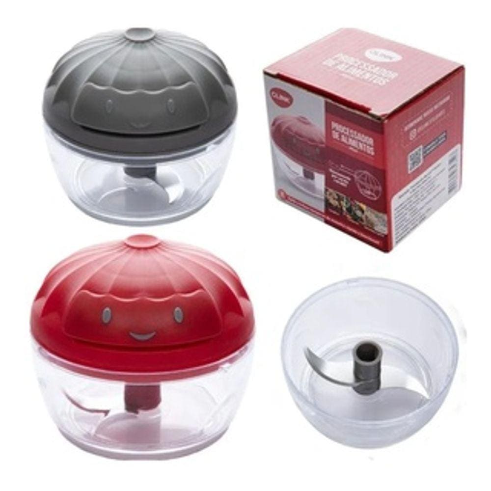 Mini Processador De Alimentos 200ml Cordinha Alho Cebola