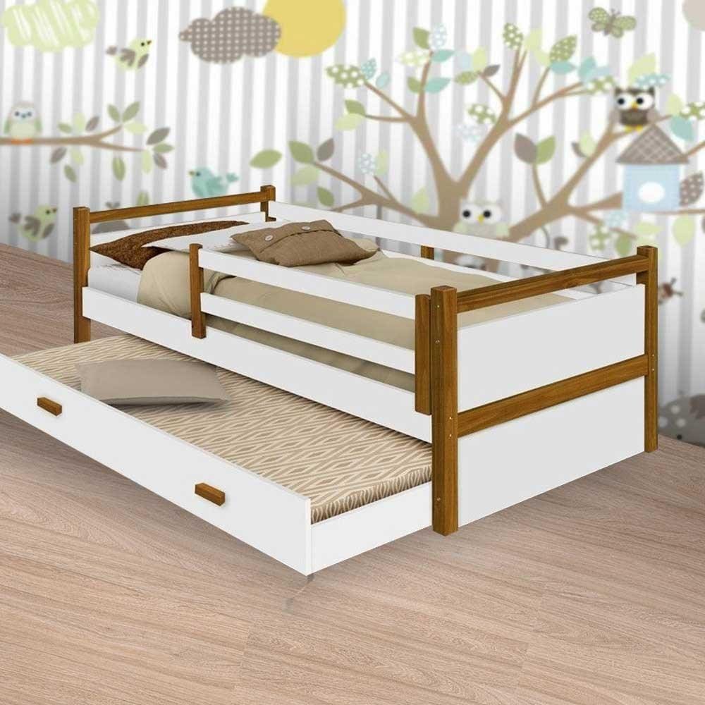 Cama Bianca Branca com Cama Auxiliar