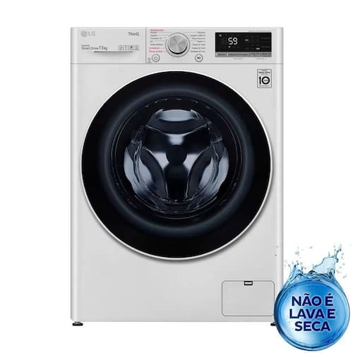 Lavadora de Roupa LG Smart VC4 FV5013WC4 com Inteligência Artificial AIDD 13 Kg Branca - 220V Menor preço em Lavadora de Roupa LG Smart VC4 FV5013WC4 com Inteligência Artificial AIDD 13 Kg Branca - 220V