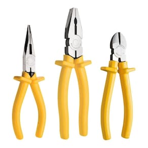 Kit Jogo De Alicates Universal Bico Corte 3 Pçs Tramontina