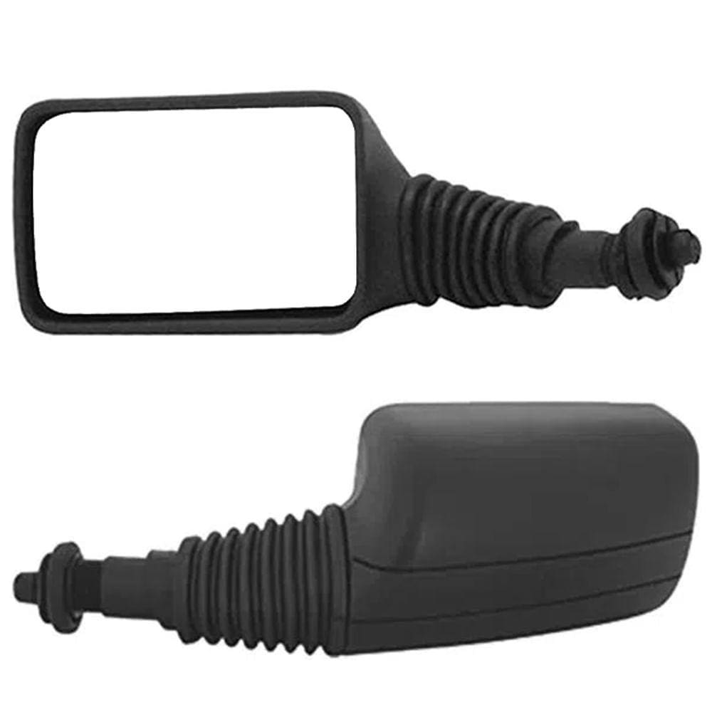 Par Retrovisor Uno 85 a 88 2/4 Portas Preto Com Controle
