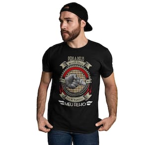 Camiseta Masculina Filho Dia dos Pais Meu Melhor Amigo