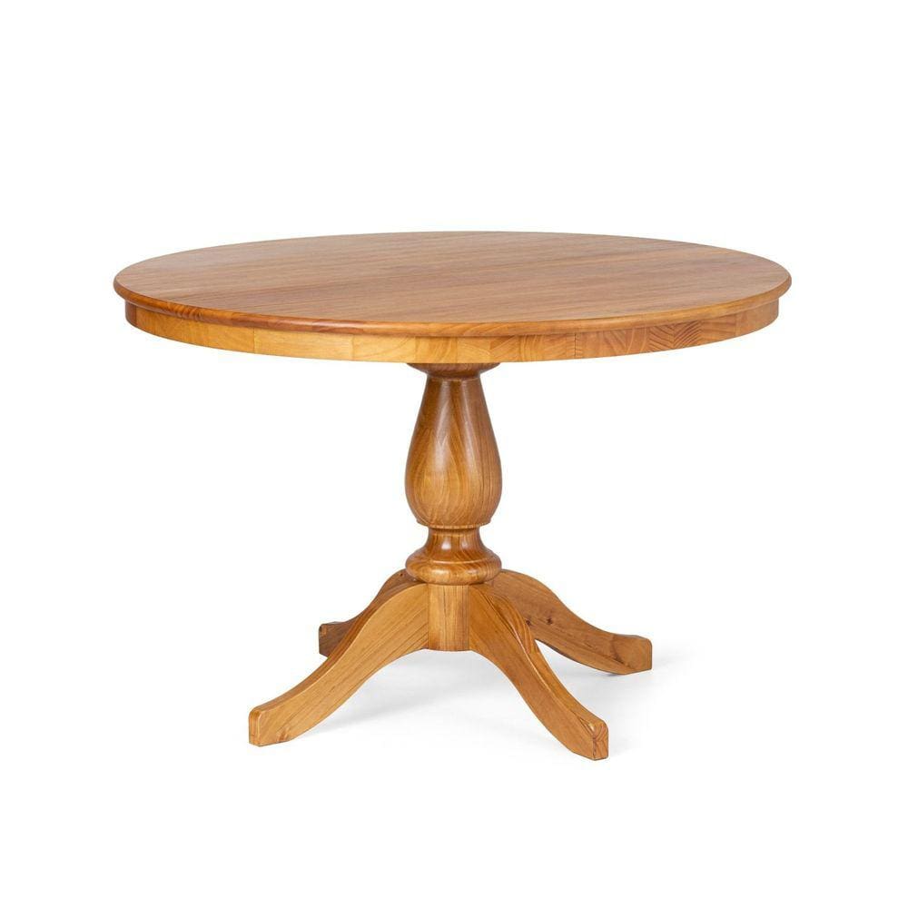 Mesa de Jantar 6 Lugares 115x115cm Madeira Maciça Gardênia Artemobili Mel
