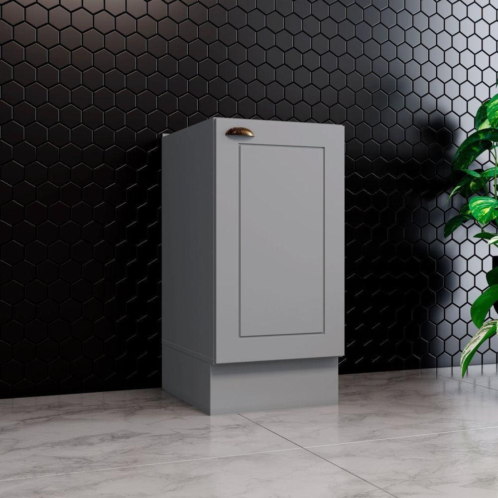 Balcão Aéreo 1 Porta Internacional Cinza