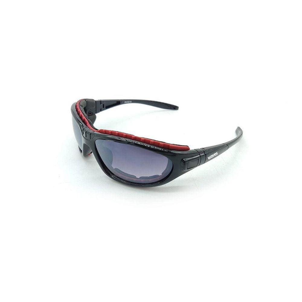 Óculos de Sol Waves Sport Preto e Vermelho - Mayim
