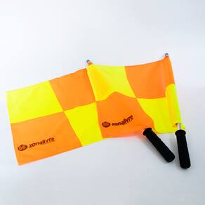 Bandeira Nylon Quatro Gomos para Árbitro Zona Livre - Par