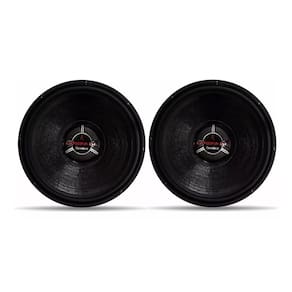 Par Alto Falante Subwoofer Bomber Upgrade 15 Pol 350W Rms 4 Ohms