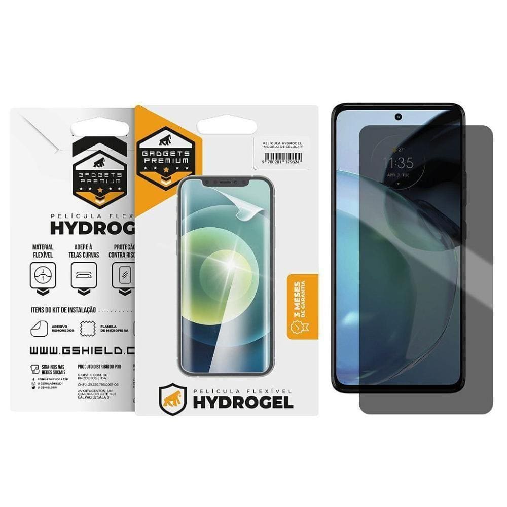 Película Para Moto G72 - Privacidade Hydrogel - Gshield