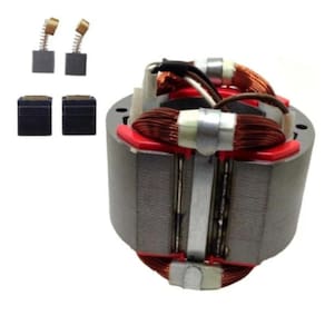 Kit Estator + Par de Escovas de Carvão para Serra de Mesa 3610 SKIL