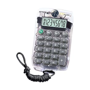 Calculadora Pessoal Procalc PC033 8 Digitos Cordao Cinza