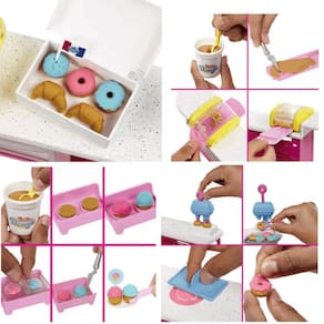 Boneca Barbie Playset Confeitaria Massinha 5+ Hjy19Mattel