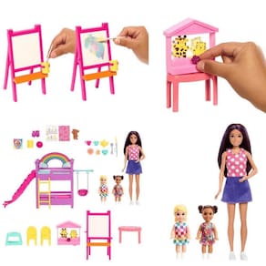 Vende 1 trailer e 1 guarda roupa da barbie com a boneca barbie