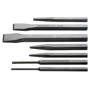 Kit Talhadeira Punções e Saca Pino com 7 Peças 44473207 TRAMONTINA