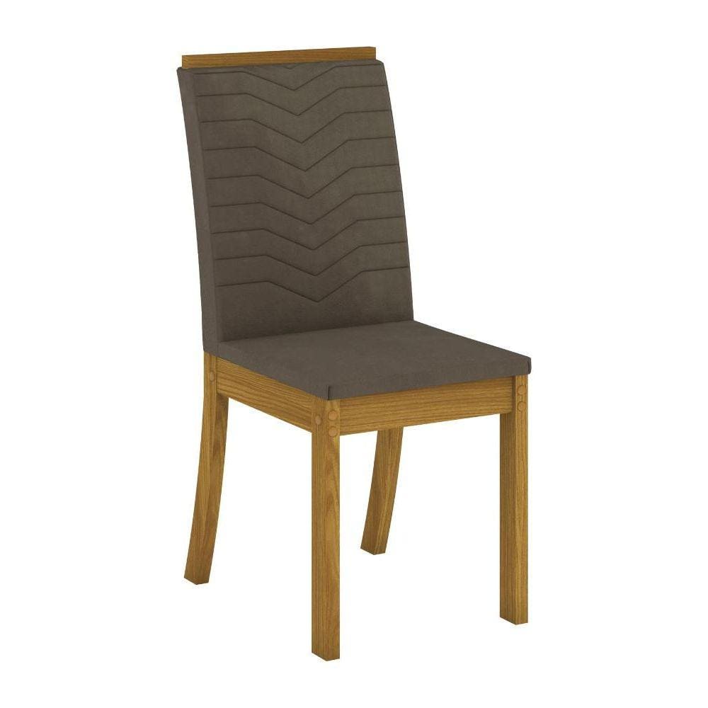 Conjunto de 04 Cadeira para Sala de Jantar Isa Bege - Henn