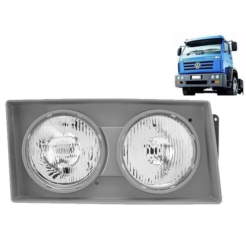 Farol Duplo Principal Dianteiro Volkswagen Titan Worker Orgus Fw120le