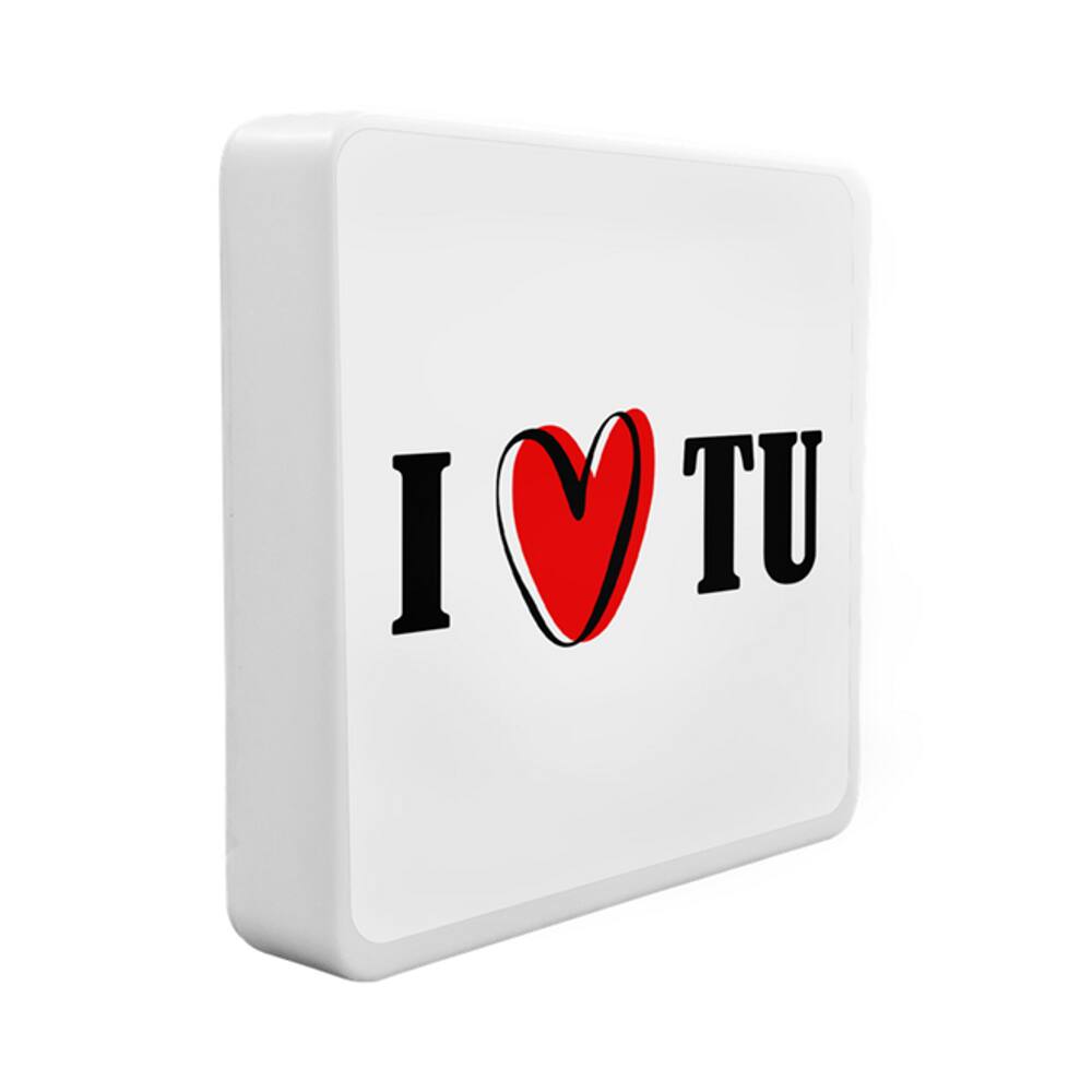 Luminária Box Slim I Love Tu USB