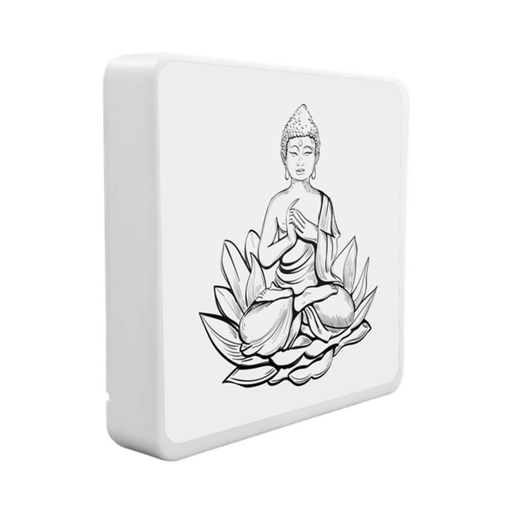 Luminária Box Slim Budha USB