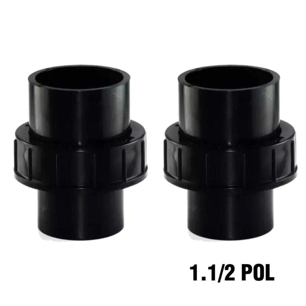 Luva de União 50MM (1.1/2 POL) para Filtro de Piscina c/ 2 Unidades 600001 FLUIDRA