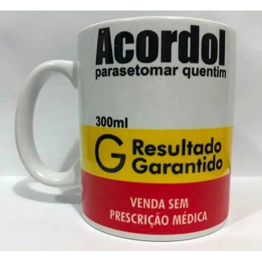 Caneca Personalizada Café Acordol Caixa Remédio