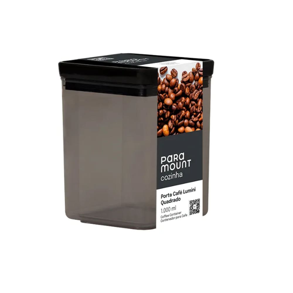 Porta Café Lumini Quadrado  1.000ml