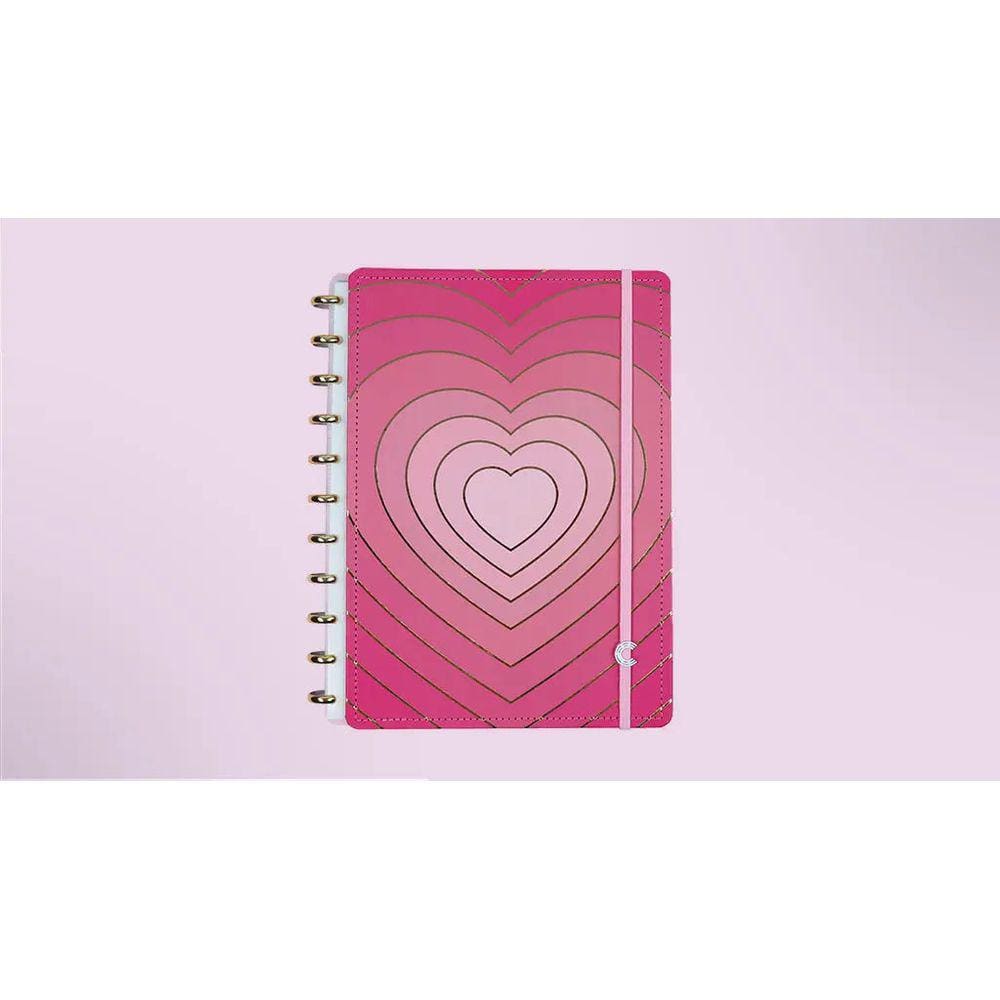 Caderno Golden Love - Médio - Caderno Inteligente