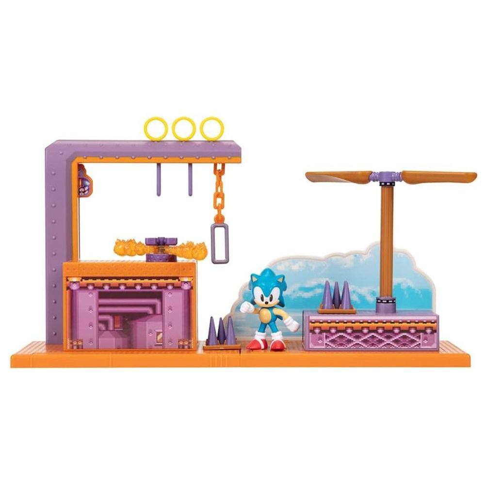 Mini Figura de Ação - Sonic Prime - Tails Nine - Toyng