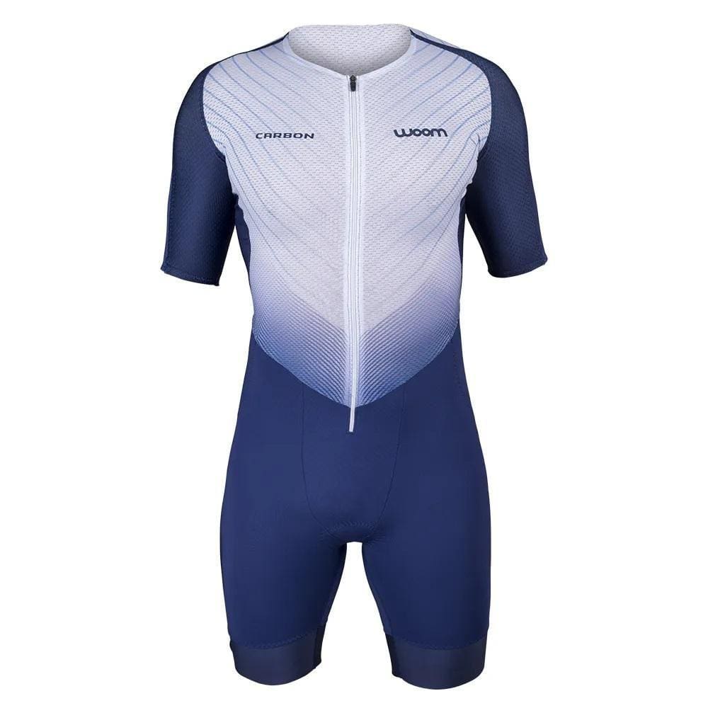 Macaquinho Triathlon C/manga Woom Carbon Storm Black Masculino Ref:6017