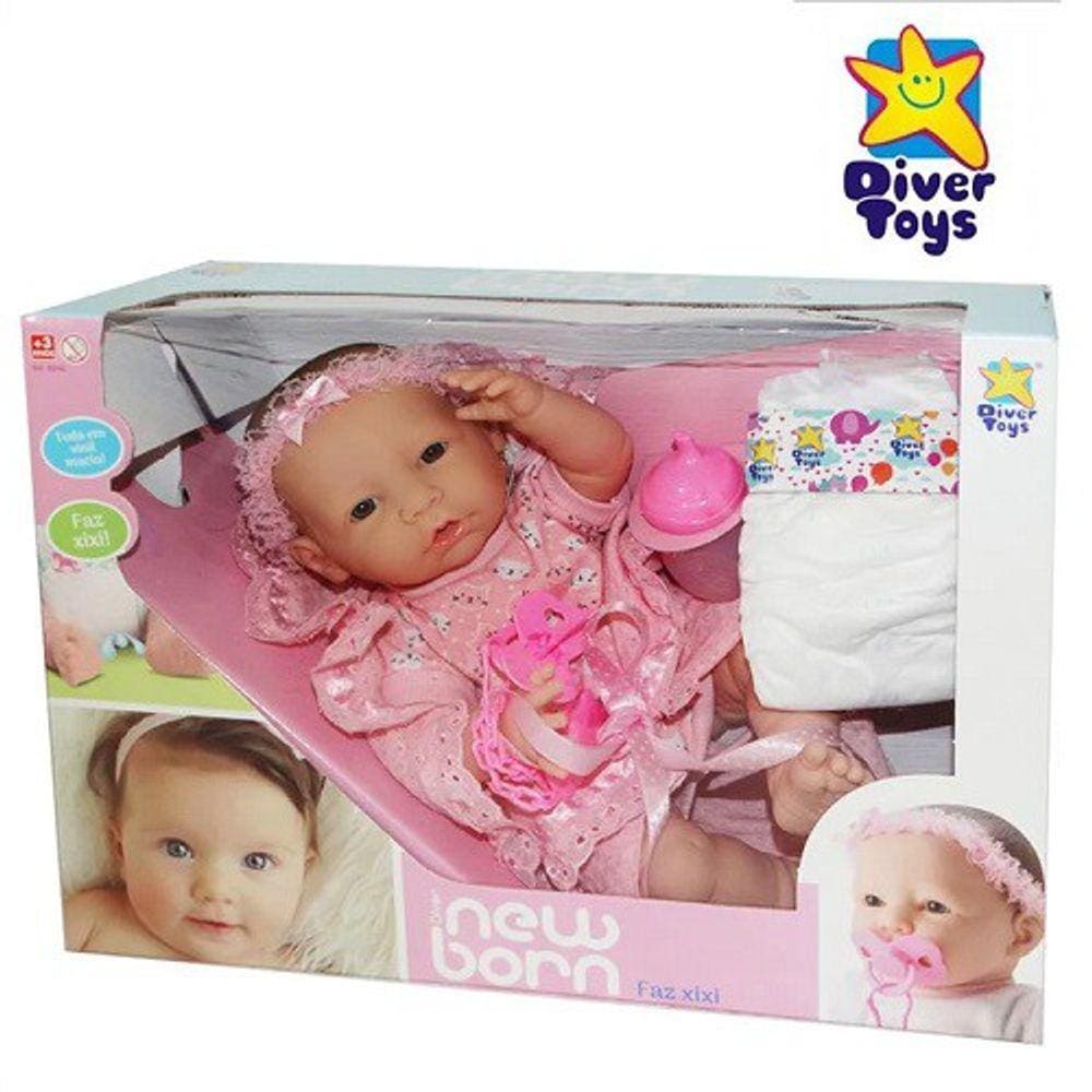 Boneca Diver New Born - Faz Xixi