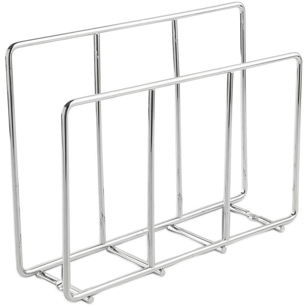 Suporte para Tábuas de Carne Corte Organizador Aramado para Cozinha Cromado Masutti