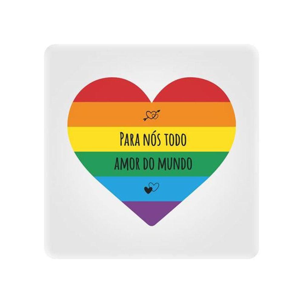 Luminária Box Slim Todo Amor Do Mundo USB