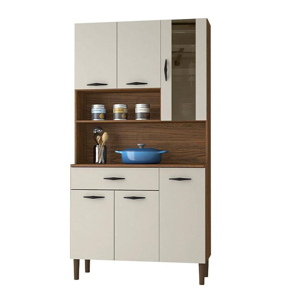 Armário Cozinha Golden 6 Portas e 1 Gaveta