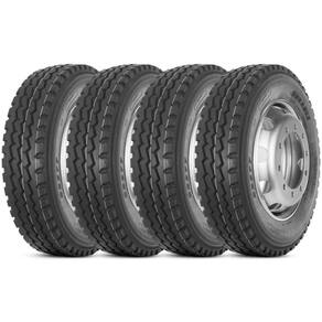 Kit 4 Pneu Durable 275/80r22.5 149/146m Tl Dr877 Liso Misto