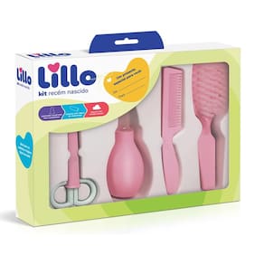 Kit Higiene Recem Nascido Rosa Lillo
