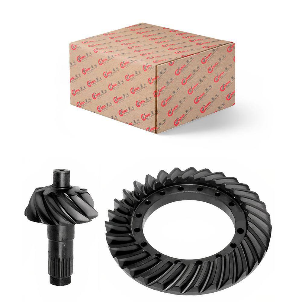 Kit Coroa E Pinhão Mercedes Eixo Hl-4 Traseiro 10x41 14mm