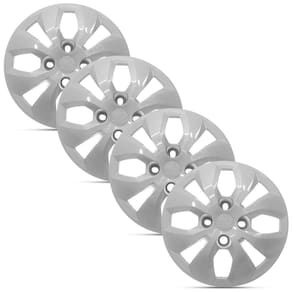 Jogo 4 Calota Original Volkswagen Gol G6 Voyage Prata
