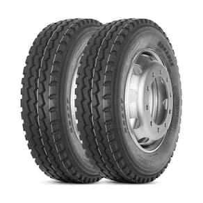 2 Pneu Durable 275/80r22.5 149/146m 16pr Dr877 Liso Misto